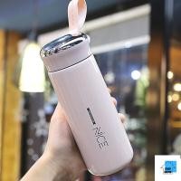 ราคา ES แก้วน้ำ แก้วน้ำแฟชั่น แก้วน้ำมีฝาปิด กระบอกน้ำ ขวดน้ำ ขนาด 400ML ในเป็นแก้ว EASYHOME E184 ไม่เก็บอุณหภูมิ (7545119457)