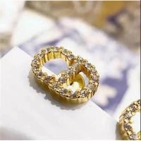 ราคา ต่างหูตัวอักษรขนาดเล็กแฟชั่นรูปตัวอักษร Rhinepamond Niche สำหรับผู้หญิงที่ตุ้มหูอารมณ์ (19054956799)