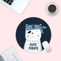 ราคา Mouse pad แผ่นรองเม้าส์ แผ่นรองเมาส์ ขนาด 200 200 3 mm แบบกลม ลายน้อง หมา แมว น่ารักๆ (10676336531)