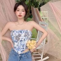 ราคา เกาะอกทรงสามเหลี่ยม ดีเทลผูกโบว์ด้านหน้า สีสันสดใส (20904216685)