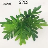 ราคา 2pcs ต้นไม้ตกแต่งบ้าน ต้นไม้มงคล ต้นไม้ประดิษฐ์ ต้นไม้ปลอม ต้นไม้ฟอกอากาศปลอม ต้นมอนสเตอร่า สำหรับ ตกแต่งห้อง (12939169557)