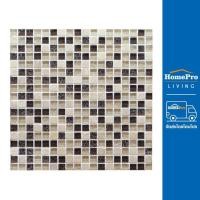 ราคา HomePro โมเสคแก้ว 30x30x0 80 ซม สโตน บราวน์ แบรนด์ TARA (17424423789)