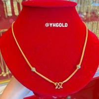 ราคา สร้อยคอทอง2สลึง YHGOLD ลายเบนซ์คั่นกลมลงยา ทองคำแท้96 5 ทักแชทเลือกลายได้ค่ะ (16390870714)