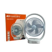 ราคา Home Cool พัดลมตั้งโต๊ะ ไฟฉุกเฉิน KAMISAFE รุ่น KM F0516 พัดลมระบายร้อน พัดลมพกพา พัดลมแบบพกพา พัดลมโซลาเซลล์ พัดลมฉุกเฉินพัดลมแคมป์ปิ้งเสียงเบา ทนทาน รับประกันของแท้ (20741549510)
