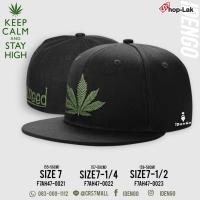 ราคา หมวกHIPHOP แฟชั่น หมวกวินเทจ หมวกHIPHOPเต็มใบ หมวกไซด์ ใบกัญชา Weed สีดำ (403730193)