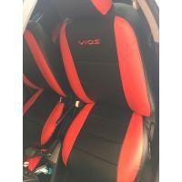 ราคา TOYOTA VIOS 2003 2018 หุ้มเบาะหนังรถโตโยต้า วีออส เก๋ง 4 ประตู สีเลือกได้ STANDARD2 หุ้มเบาะหนังแบบเข้ารูปรถ หุ้มเบาะรถยนต์ ชุดหุ้มเบาะรถ ปอกหุ้ม (8825445417)