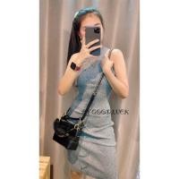 ราคา MesubShop เดรสไหมพรม ถักเชือกข้างหน้า ทรงเข้ารูป ผ้าทอแน่นๆ มินิเดรส เดรสแฟชั่น รุ่น แซกถัก H201A (14359041832)