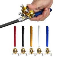 ราคา Goods Collection แบบพกพา Pocket Telescopic Mini Fishing Pole ปากการูปร่างพับคันเบ็ดด้วย Reel Wheel (9880882494)