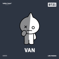 ราคา BT21 Basic Standing Keychain พวงกุญแจ BT21 (17659563797)