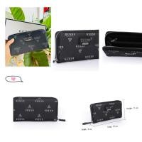 ราคา กระเป๋าสตางค์ใบยาว Guess สีดำรุ่น S7855599 MEADE SLG MED ZIP AROUND แท้ (19298474952)