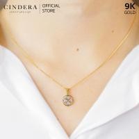 ราคา สร้อยคอทองคำแท้ ประดับจี้เพชรแท้ 9K ITALY 375 มีใบรับประกัน ทองแท้ เพชรแท้ จากทางร้าน (13393475838)