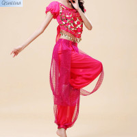 ราคา กางเกงชุดเต้นรำท้องเสื้อผ้าการแสดงเต้นอินเดียเสื้อผ้าแขนสั้นเต้นรำ (19425083063)