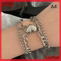 ราคา PDBH สร้อยข้อมือแม่เหล็กรูปหัวใจสำหรับผู้ชายผู้หญิงเซ็ต2ชิ้นกำไลข้อมือแม่เหล็กหัวใจคู่แฟชั่นสำหรับคู่รักคู่รักคู่รักคู่รักสร้อยข้อมือโลหะรูปดาวปรับได้สร้อยข้อมือจับคู่เครื่องประดับ (21244876744)