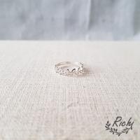 ราคา Richi925 R008 แหวนเงินแท้ แหวนใบมะกอก (7787225982)