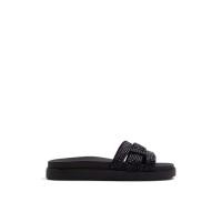ราคา ALDO Wylalaendar Womens Flat Sandals Black (20399329885)
