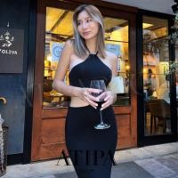 ราคา Atipashop Liliana Dress เดรสยาว ทรงผูกคอ เว้าเอว ต้อนรับซัมเมอร์นี้ (15547354044)