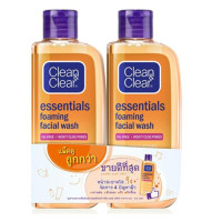 ราคา Clean Clear คลีน แอนด์ เคลียร์ เอสเซนเชียล โฟมมิ่ง เฟเชียลวอช 100 มล เอสเซนเชียล ออยล์คอนโทรล โทนเนอร์ 100 มล แพ็คเดี่ยว และเพ็คคู่ (21317796863)