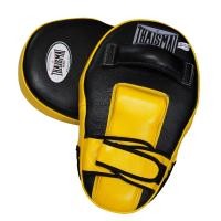 ราคา THAISMAI HP137 เป้าล่อชกมวยโค้ง หนังแท้ สีเหลือง 1คู่ Hand Pads Curved 1PAIR HP137 Yellow (1857138638)