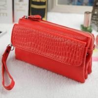 ราคา Korea กระเป๋าถือ สะพายผู้หญิงใบเล็กหนังแท้ รุ่น A500 5 สีแดง (319353481)