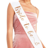 ราคา สายสะพาย Bride to be สายสะพายเจ้าสาว ปาร์ตี้สละโสด พร้อมส่ง (11729685859)