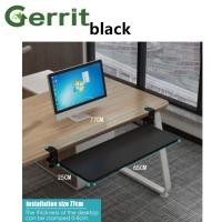 ราคา ที่วางคีย์บอร์ด แบบหนีบโต๊ะ Keyboard tray ถาดวางคีย์บอร์ด ไม่ต้องเจาะโต๊ะ ติดตั้งง่าย แข็งแรง สวยงาม (18040943044)