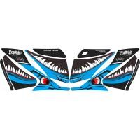 ราคา สติ๊กเกอร์ติดรถ สติกเกอร์แต่ง สติกเกอร์ กันรอย Honda PCX ลาย หัวฉลาม 1 (20431123493)