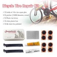 ราคา ชุดปะยางจักยาน กล่องเครื่องมือปะยาง จักรยาน แบบพกพา แผ่นปะยางจักรยานพร้อมกาว ชุดปะยาง กล่องขาว SP85 (11633320179)