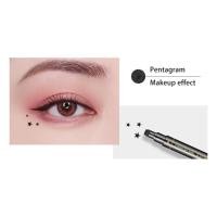 ราคา 2 In1 Double Head Moon Star Heart Flower Liquid Eyeliner ปากกา Black Stamp Waterproof Lasting Support Tattoo Triangle Seal Eye Liner เครื่องมือแต่งหน้า (15687291025)