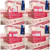 ราคา ค่าส่งถูก กดรับคูปองด้านล่าง ถุงมือยางแพทย์สีขาว ยี่ห้อROYAL GUARD ไซส์ XS S M L รุ่นมีแป้ง ของแท้100 ISO13485 ไม่แท้คืนเงิน กล่องละ100ชิ้น (5213354047)