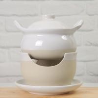 ราคา Ceramic hot pot หม้อจิ้มจุ่มเซรามิคพร้อมเตาและจานรอง หม้อชาบู (21349064714)