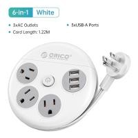 ราคา ORICO adaptor Traveling รางปลั๊กไฟแบบ US ปลั๊กอัจฉริยะช่องต่อขยายหลายช่องพอร์ต USB Type C ชาร์จเร็วสำหรับสำนักงานการเดินทาง (21170986375)