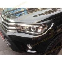 ราคา ครอบไฟ หน้า โตโยต้า รีโว้ toyota revo top ท็อป 2015 2019 สีดำด้าน (458716878)