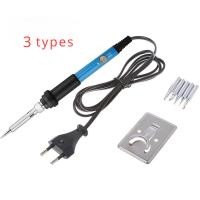 ราคา 2 3 5 types Internal Heating Constant Temperature Adjustable Electric Soldering Iron 60W Electric Soldering Pen Welding Set Painting Brush (21060108223)