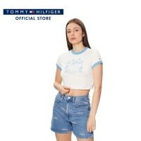 ราคา Tommy Hilfiger เสื้อครอปผู้หญิง รุ่น DW0DW15478 YBH สีขาว (19108574439)