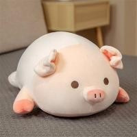 ราคา Pickmine 2023ใหม่หมอนตุ๊กตาหมูน่ารักเบาะของเล่นผ้ากำมะหยี่ที่นอนกลมหมอนสตรีนอนกราบสี่ขาหมูน้อยของใช้ในครัวเรือน (19907788546)