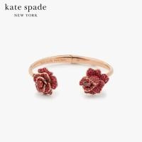 ราคา KATE SPADE NEW YORK SCARLET BLOOMS ROSE HINGE CUFF KE975 กำไลข้อมือ (21319976253)
