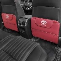ราคา แผ่นป้องกันการเตะอุปกรณ์ป้องกันฝาครอบเก้าอี้หลังรถหนัง PU สำหรับ Toyota Hilux Land Cruiser Yaris แคมรี่วีออส Fortuner Corolla 4 RAV4นักวิ่ง REVO Wigo Wigo Wigo Wigo (18993290083)