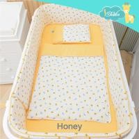 ราคา ออกE taxได้ Idawin Pad Bumpers ชุดเครื่องนอนเตียงเด็ก เบาะกันกระแทกเตียงเด็ก ผ้ากันขอบเตียงเด็กชุดเบาะกันกระแทก ้กับเตียงขนาด 70x130cm เตียงคลาสสิค (19848983399)
