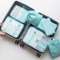 ราคา พร้อมส่ง 7 ชิ้น Set Travel organizer กระเป๋า จัด ระเบียบ โพลีเอสเตอร์ ออแกไนเซอร์ กระเป๋าเก็บของ กระเป๋าจัดระเบียบ สำหรับกระเป๋าเดินทาง กระเป๋าชุด (21011338472)