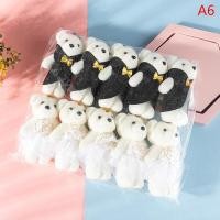 ราคา SIYI ของขวัญ 10ชิ้นโมเดลคู่หมีช่อดอกไม้การ์ตูนตุ๊กตาของตกแต่งงานแต่งงานของขวัญ (17242686697)