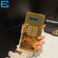 ราคา สำหรับ Samsung Galaxy S8 S8 S9 S9 S10 S10 S8 Plus S9 Plus S10 Plus Gold Glossy กระจกมือฝังเพชรแวววาวหรูหรายี่ห้อหมี (14972388040)