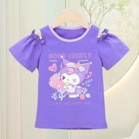 ราคา เสื้อยืดชุดคอสเพลย์ผู้หญิง Sanrio Kuromi สำหรับเด็กเสื้อยืดลายหมีสตรอเบอร์รี่แขนสั้นเสื้อฤดูร้อนแฟชั่นฮาโลวีน (20061515697)