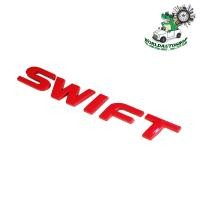 ราคา โลโก้ SWIFT แดง Red LOGO SWIFT ติด Suzuki SWIFT สีแดง 1ชิ้น suzuki swift ซูซูกิ สวิฟ 4ประตู มีบริการเก็บเงินปลายทาง (16272065926)