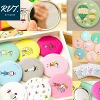 ราคา กระจกพกพา น้ำหนักเบา พกพาง่าย ลายน่ารักสดใส คละลาย (5865208477)