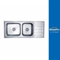 ราคา ส่งฟรี HAFELE ซิงค์ฝัง 2หลุม 1ที่พักขวา รุ่น HERCULES 495 39 303 สเตนเลส (17136775428)