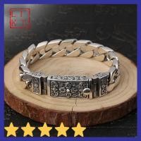 ราคา LIKT คุณภาพสูงสร้อยข้อมือ Vajra S925เงินแท้โรงเรียนผู้ชายมนต์ตัวอักษรหกตัวสร้อยข้อมือย้อนยุคสร้อยกำไลข้อมือนำโชคสร้อยข้อมือฮวงจุ้ยสแตนเลสสตีล (20495507121)