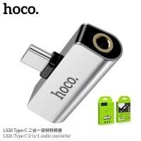 ราคา HOCO LS26 Type C 2 in 1 Audio Converter ตัวแปลงหัวชาร์จ สำหรับสาย Type C AUX ชาร์จไฟ ฟังเพลงได้พร้อมกัน โฮโค่แท้100 (20649226767)