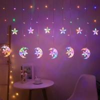 ราคา ไฟประดับม่านหมู่LED ไฟประดับตกแต่ง ยาว2 5 เมตร ไฟม่านหมู่ดาว ไฟกระพริบ ฟตกแต่งห้อง ไฟกระพริบรูปดาว ไฟตกแต่งวันChristmas ไฟตกแต่งวันปีใหม่ (21031522507)
