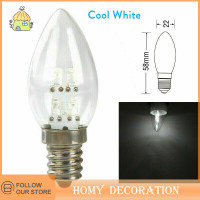 ราคา Shao E12หลอดไฟ LED เชิงเทียน4หลอด LED candle Lamp 0 8W Light WARM Cold White (20309857806)