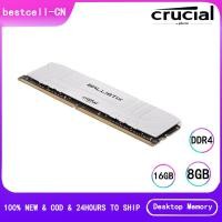 ราคา Crucial Ballistix 2666 3200 3600MHz DDR4 DRAM 8GB 16GB หน่วยความจำสำหรับเล่นเกมตั้งโต๊ะสีขาว8G Unbuffered DIMM Original พร้อม AMD และ Intel (18900590116)